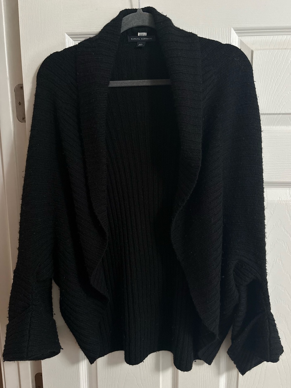 Banana Republic 37% wool 33% alpaca quiet luxury cardigan sweater fall M/L
